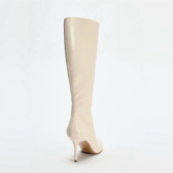 Zara Heeled Knee-High Boots - Picture 6 of 9